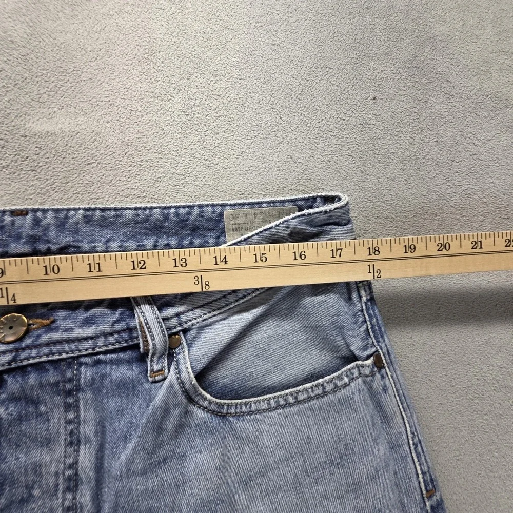Diesel Jeans Mens 34x30 Blue Larkee Regular Straight Distressed Button Fly 0800Z